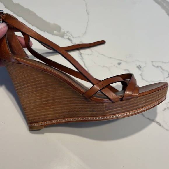 Coach “Maleena” strappy sandal wedge size 9.5 - Picture 3 of 7